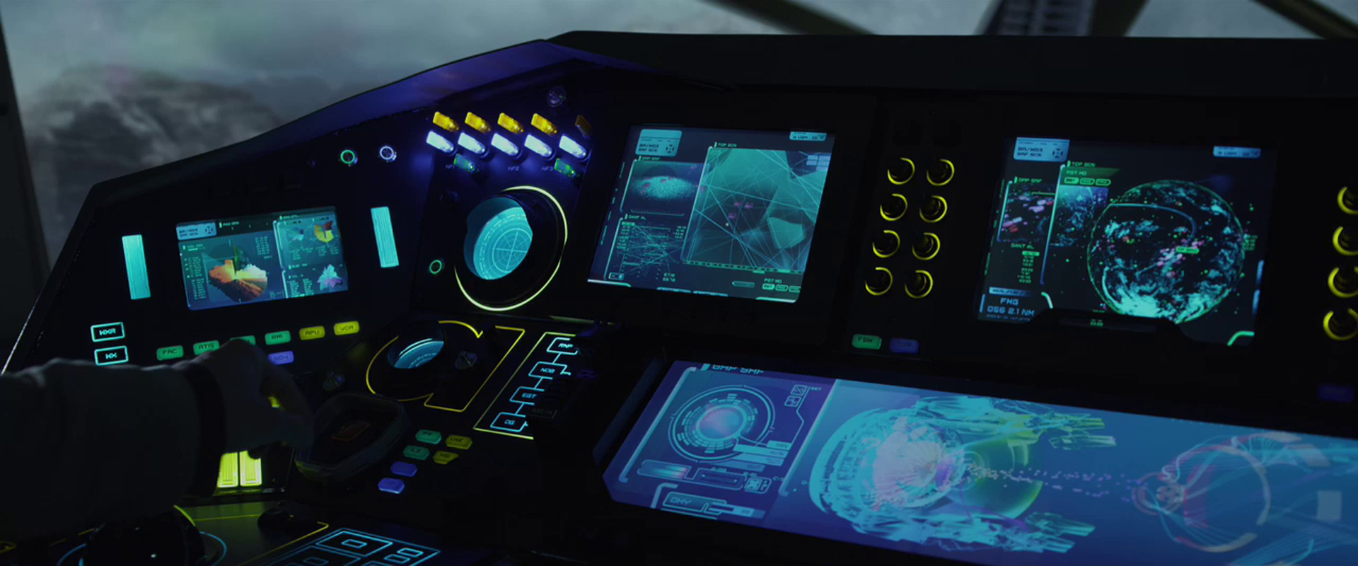 Prometheus Cockpit Prometheus-309 | Sci-fi interfaces